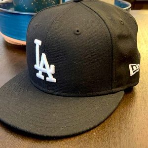 LA DODGERS NEW ERA Cap in Black Adjustable